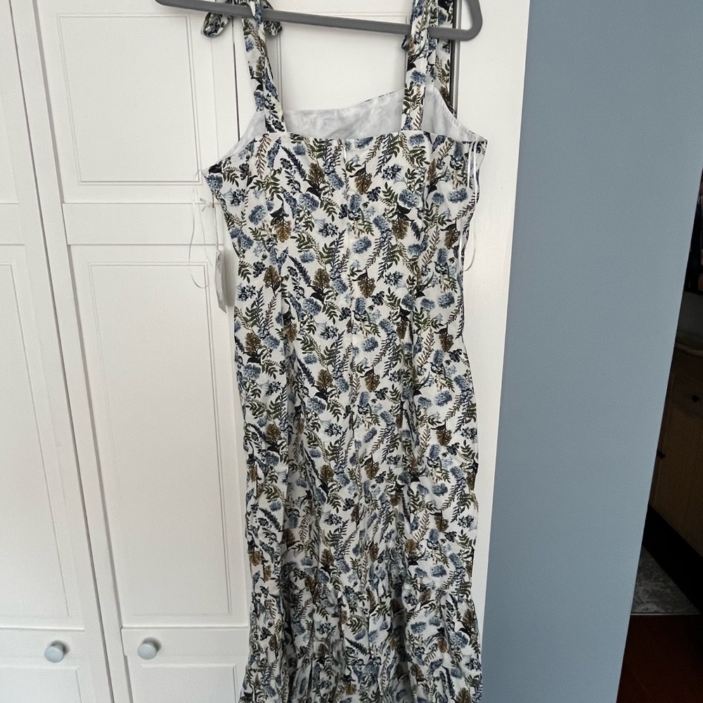 Elegant Floral Print Midi Dress - Picture 4 of 4